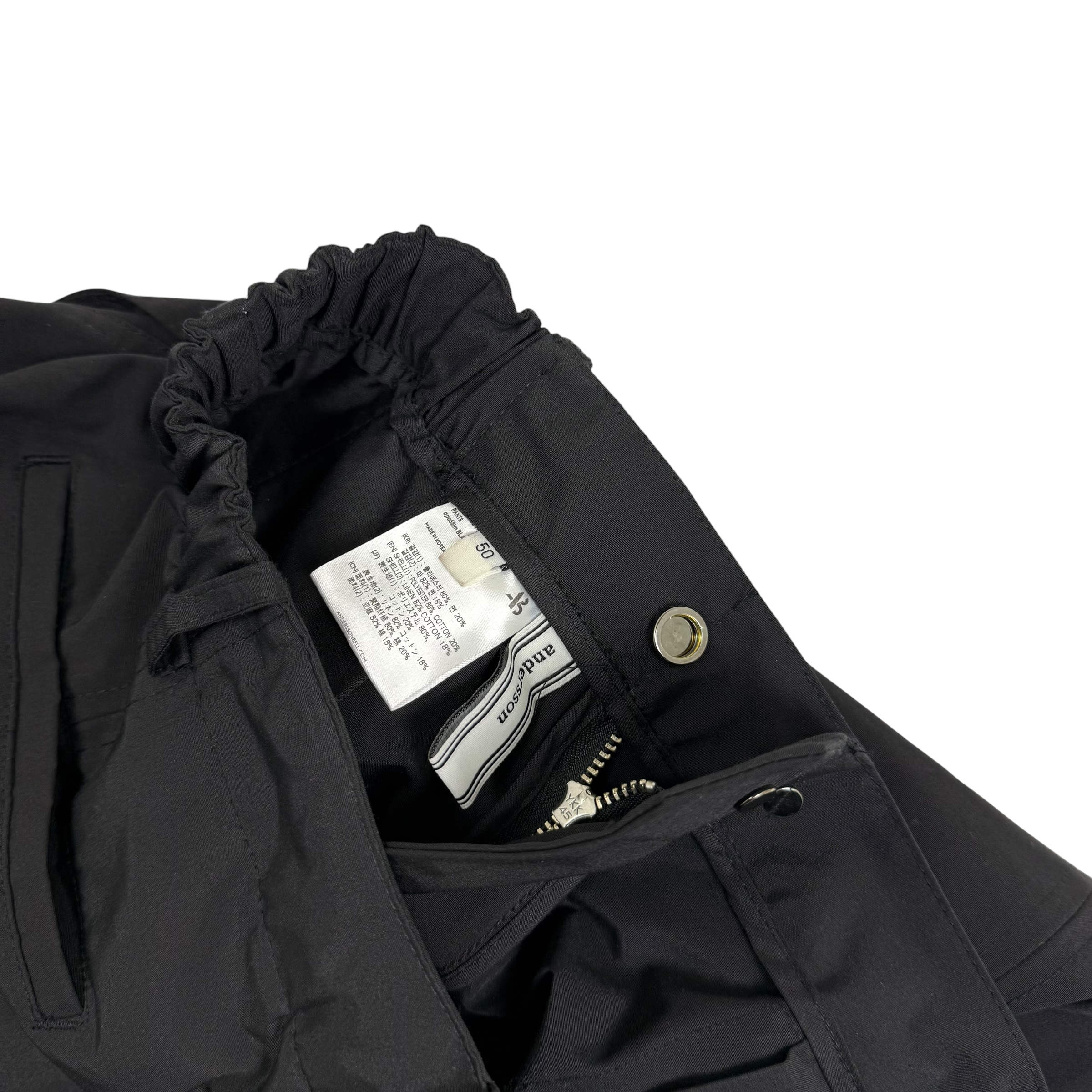 Andersson Bell Raw Edge Multi Pocket Pants Black (Size L) thumbnail 6