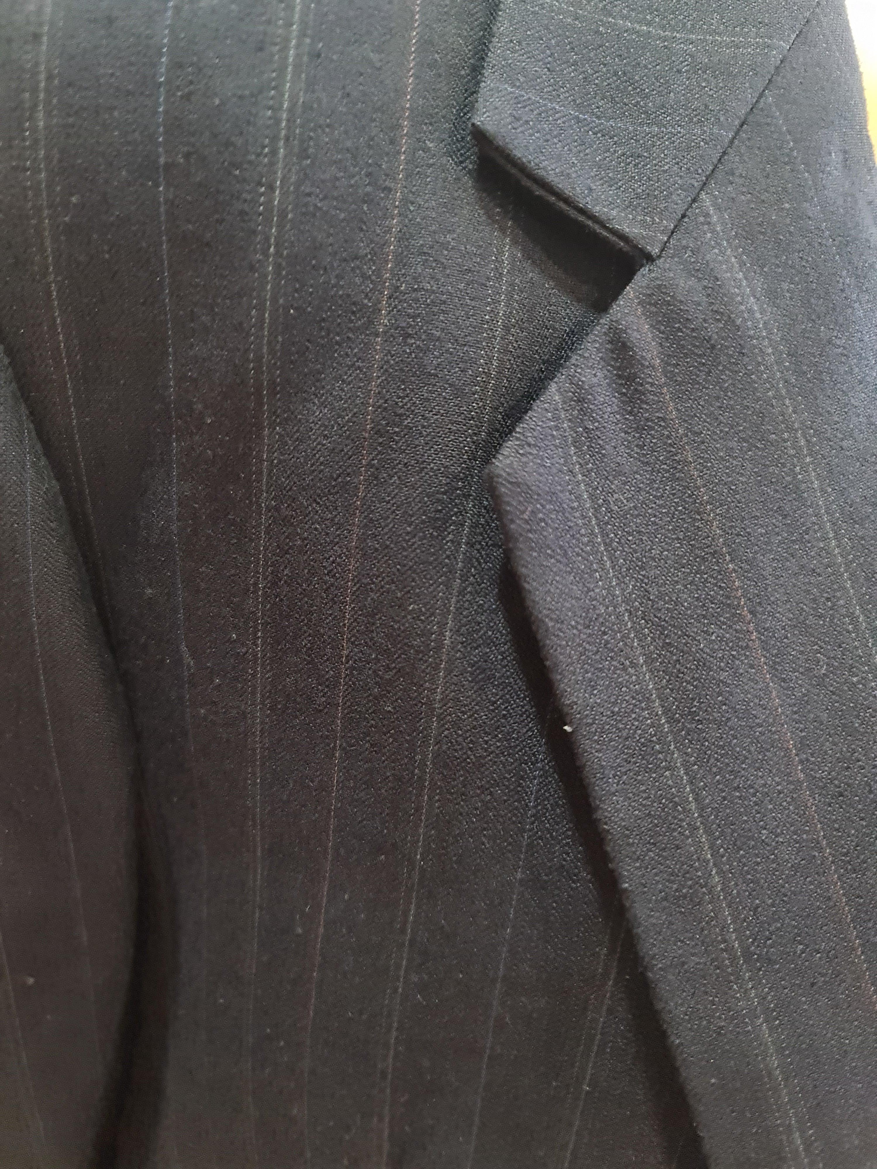 Vintage Murkh Navy Striped Blazer - Size L thumbnail 11