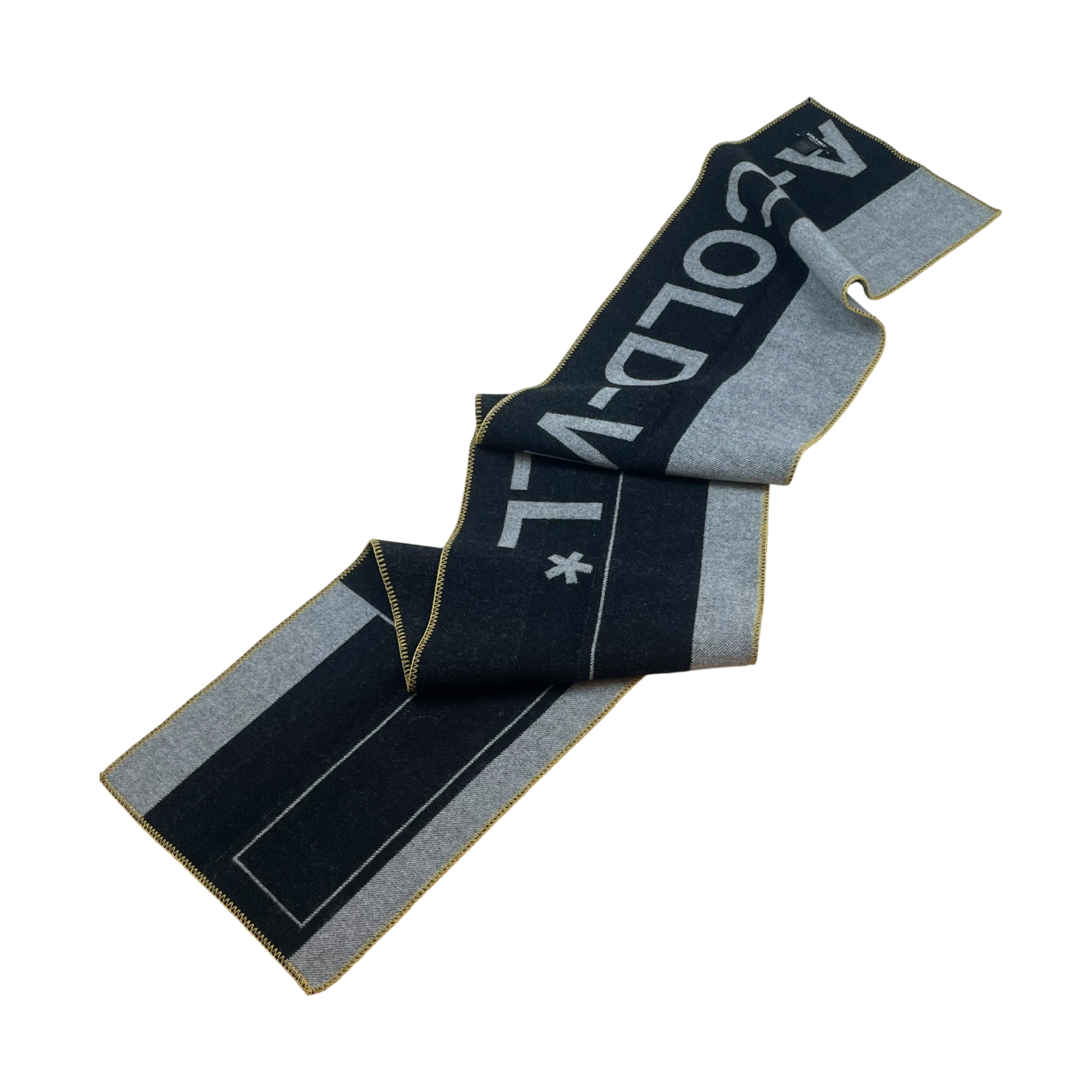 A-COLD-WALL Wool Printed Scarf Grey / Black (One Size) thumbnail 3