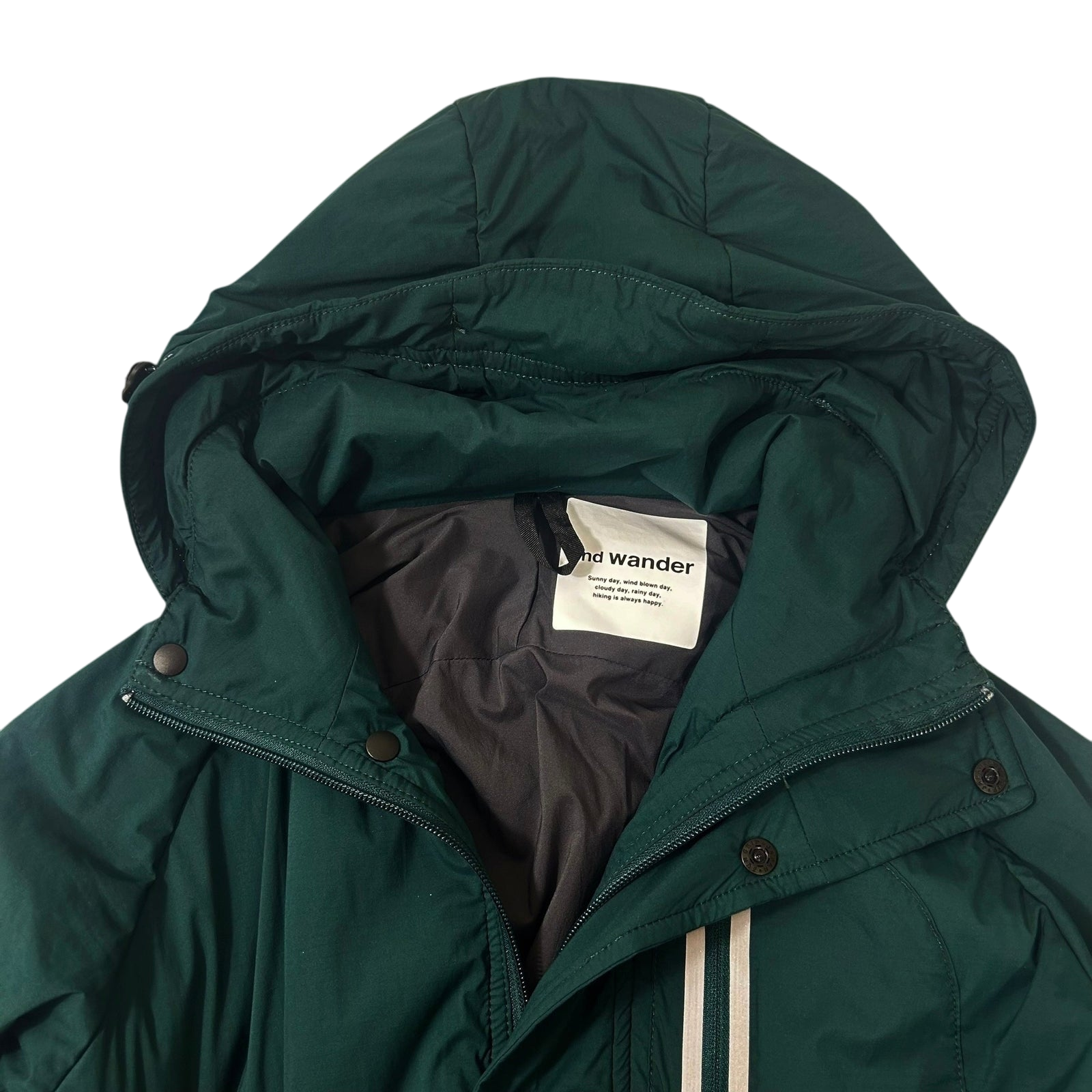 And Wander PrimaLoft Coat Green (Fits S/M) thumbnail 2