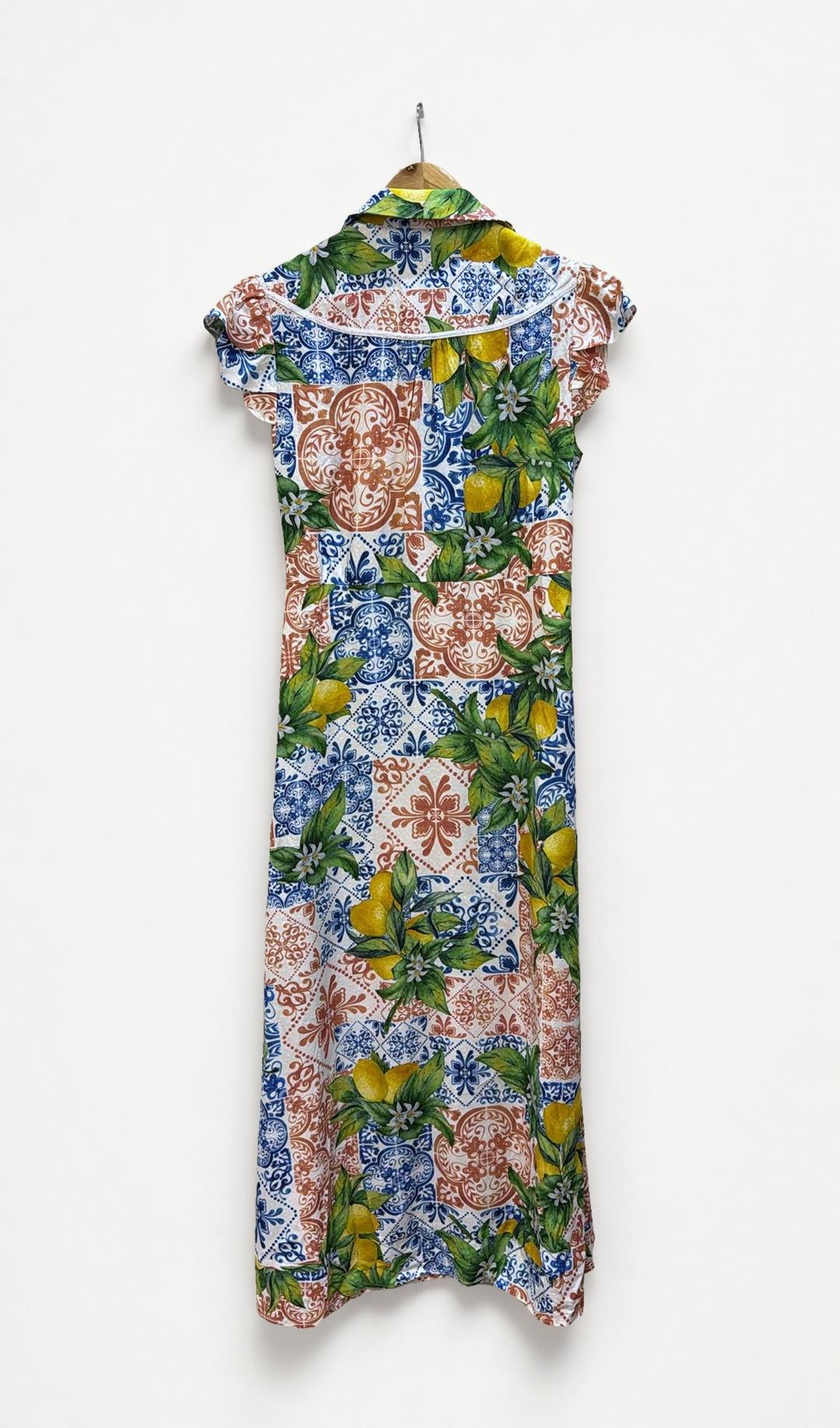 Once Was Multicolour Lemon Print Dress thumbnail 3