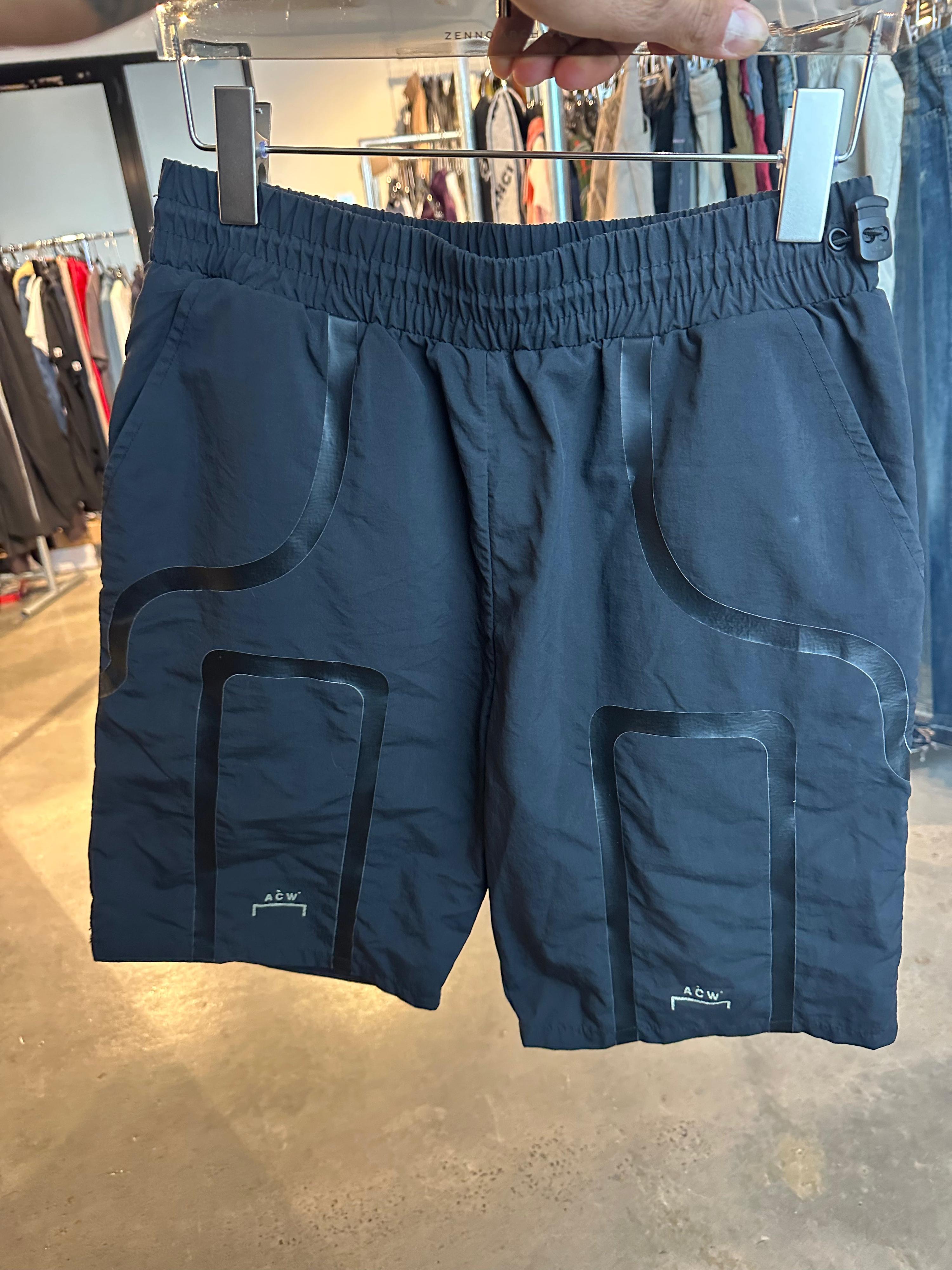 A-Cold-Wall* (ACW) Bracket Taped Track Shorts Black (Size XS)
