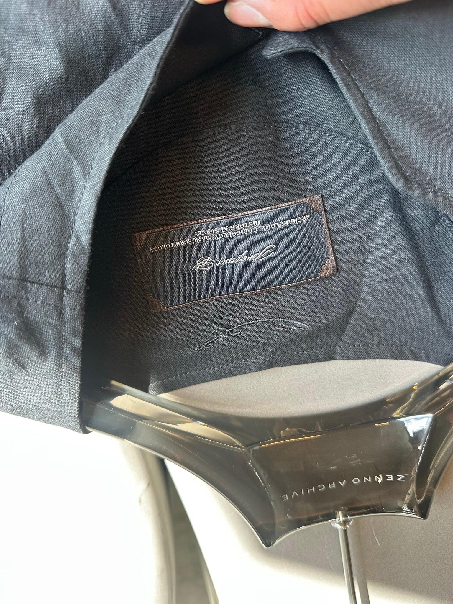 Professor E FW23 Piping Shirt Black (Size 48/M) thumbnail 2