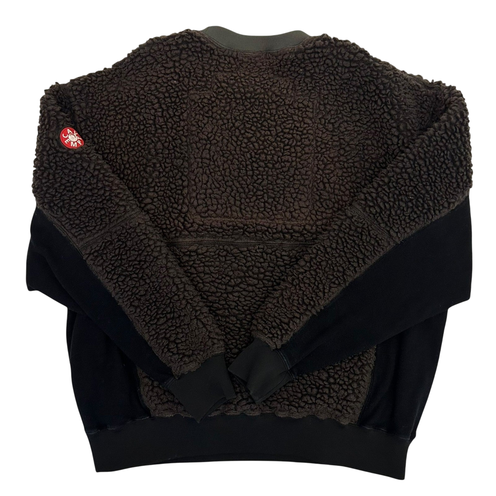 Cav Empt AW18 Boa Fleece Paneled Crewneck Brown/Black (Fits M-L) thumbnail 4