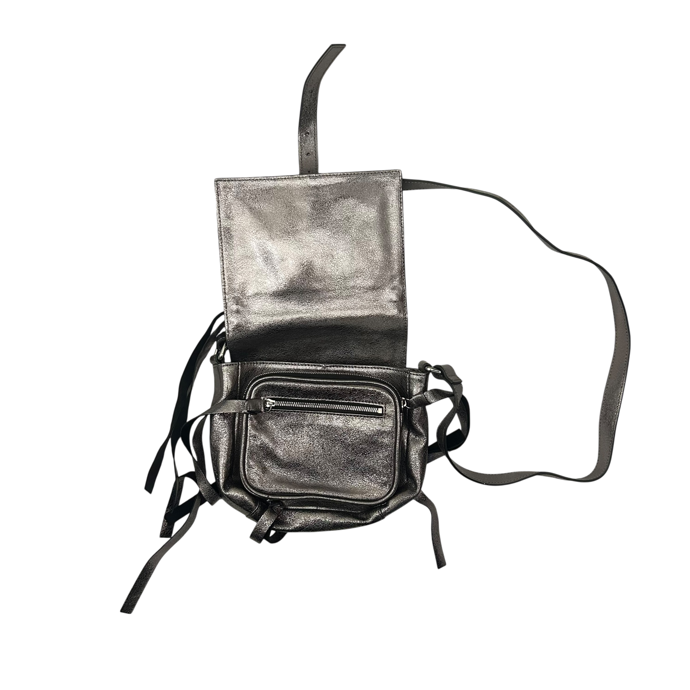 MCQ BY Alexander McQueen
Mini Loveless Metallic-leather Cross-body Bag thumbnail 2