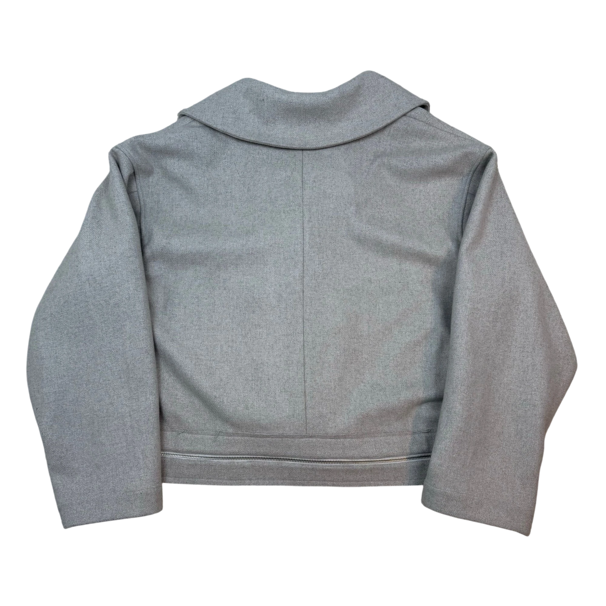 Professor.E FW21 Wool Cropped Distressed Blazer Beige (Size 48/Fits M-XL) thumbnail 3