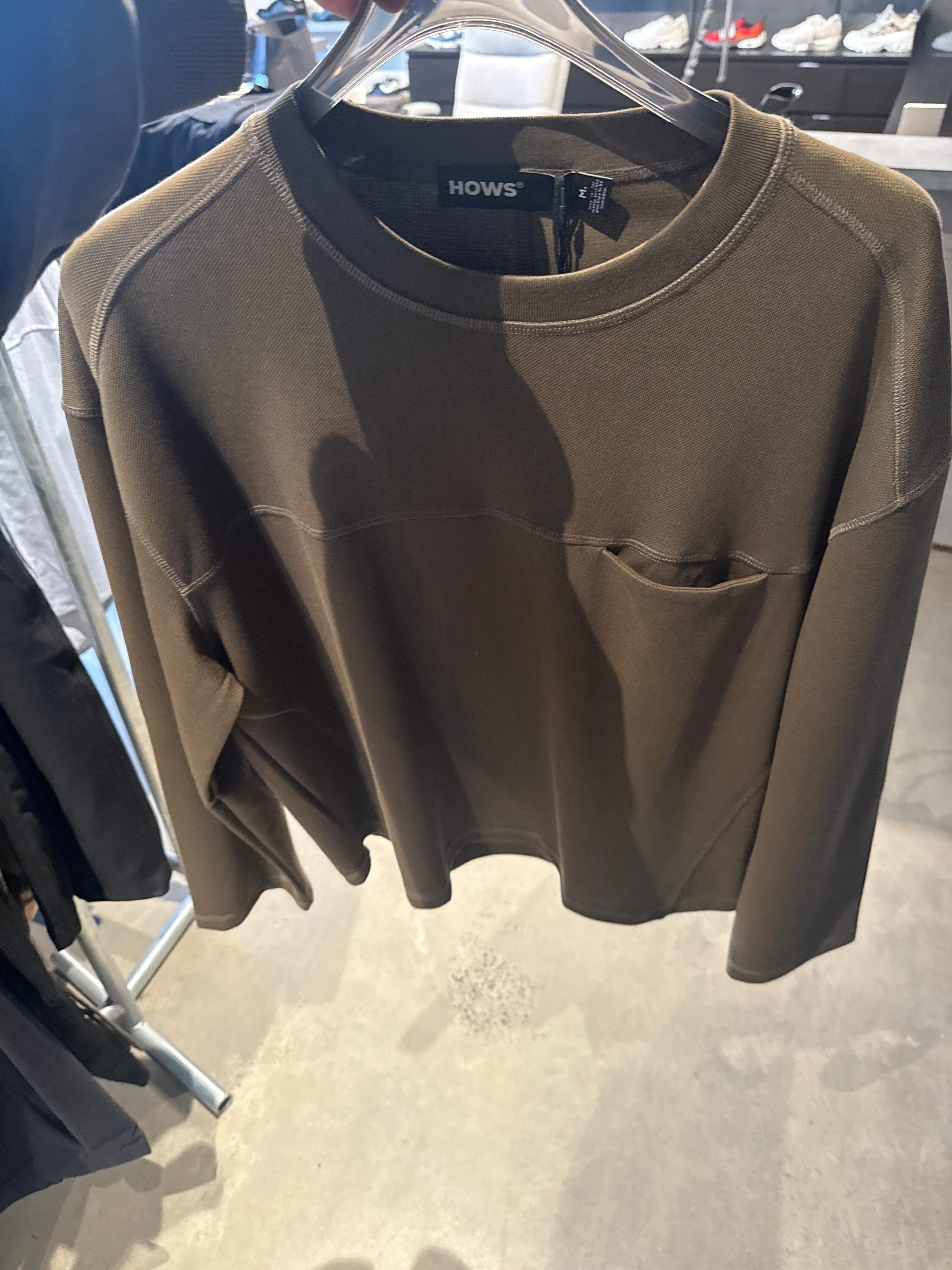 HOWS Technical Long Sleeve Shirt Army Green - L