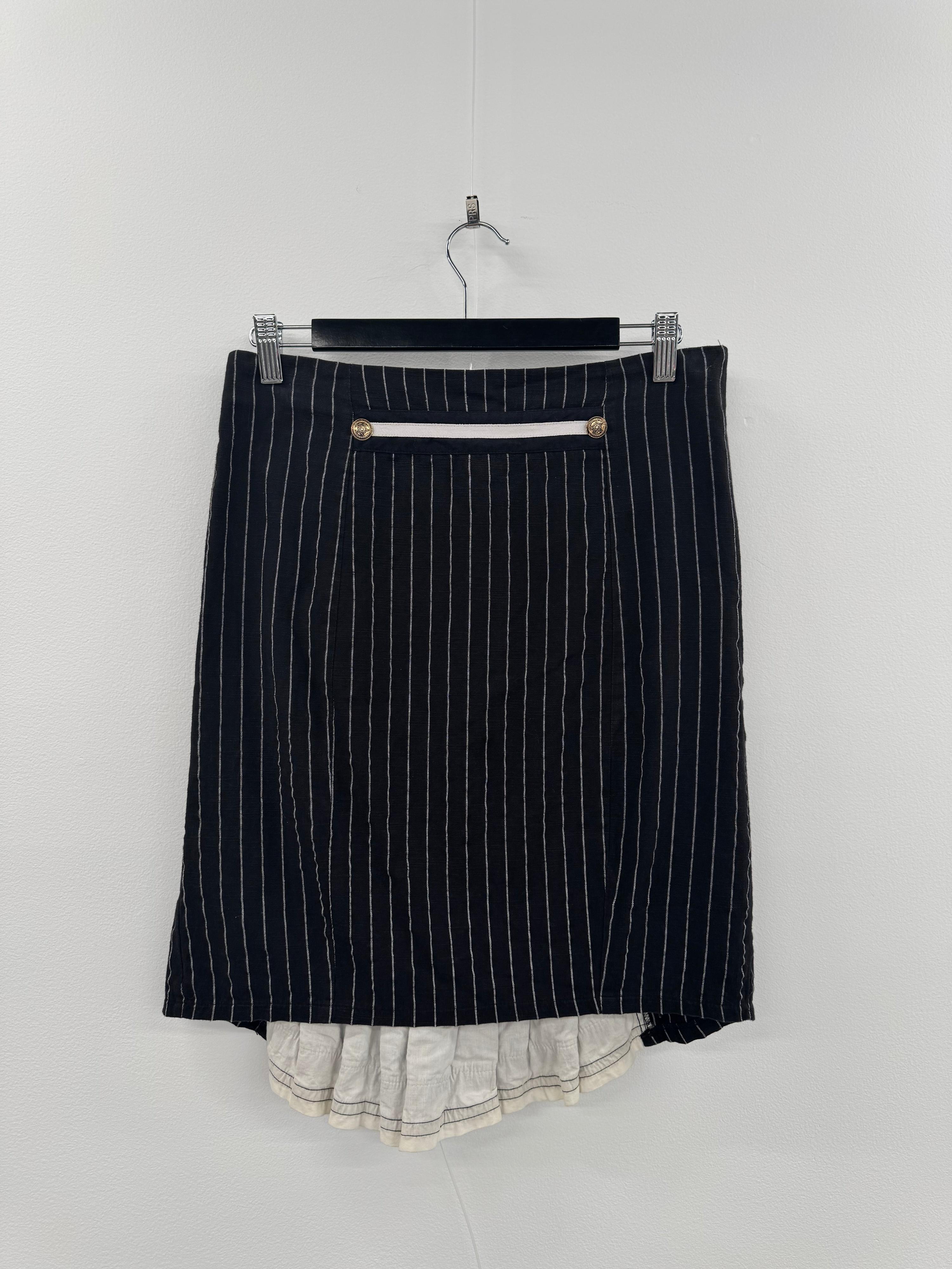 Peace Angels Striped Skirt - Size S