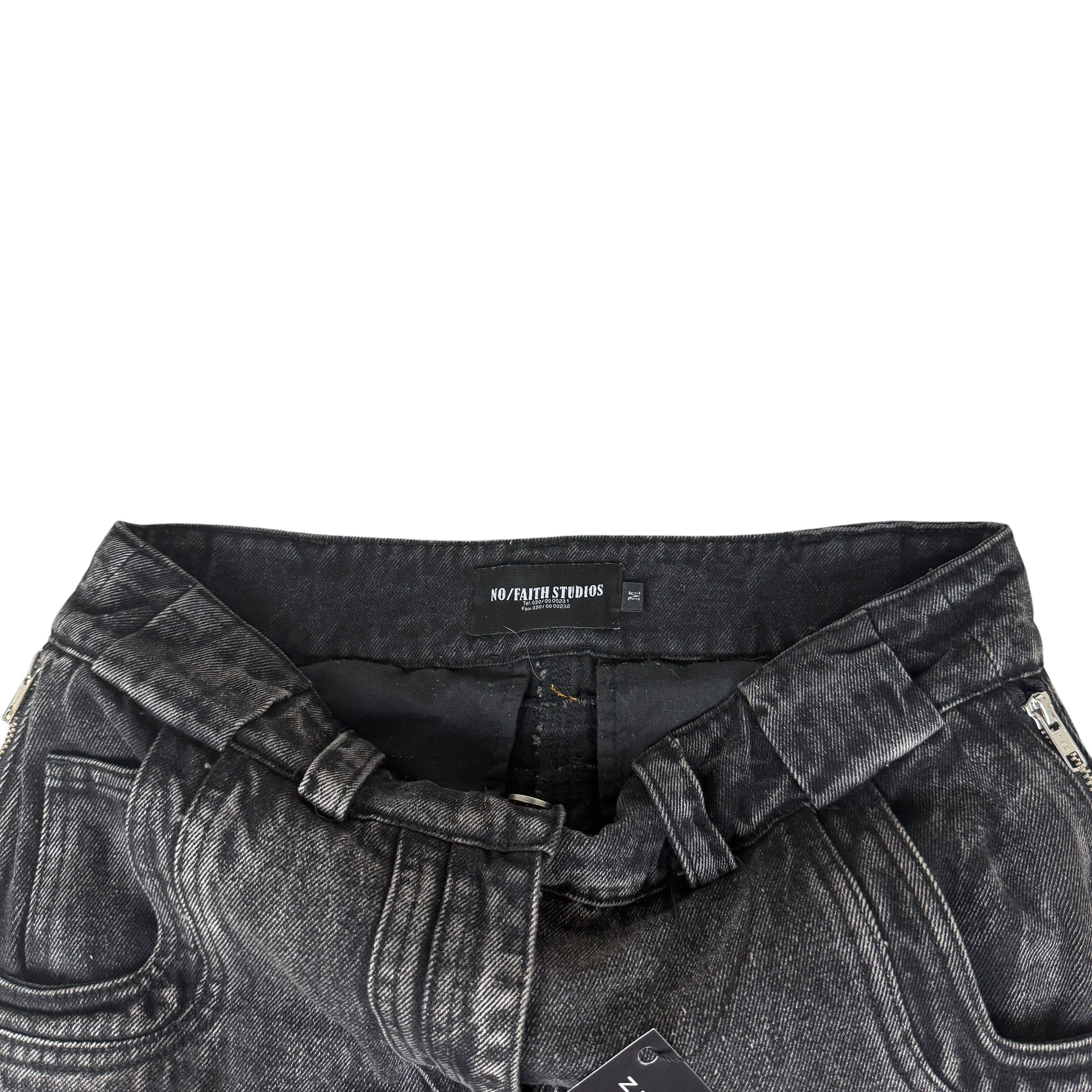 NO/FAITH STUDIOS Heavy Wave Jeans Black (Size M) thumbnail 3