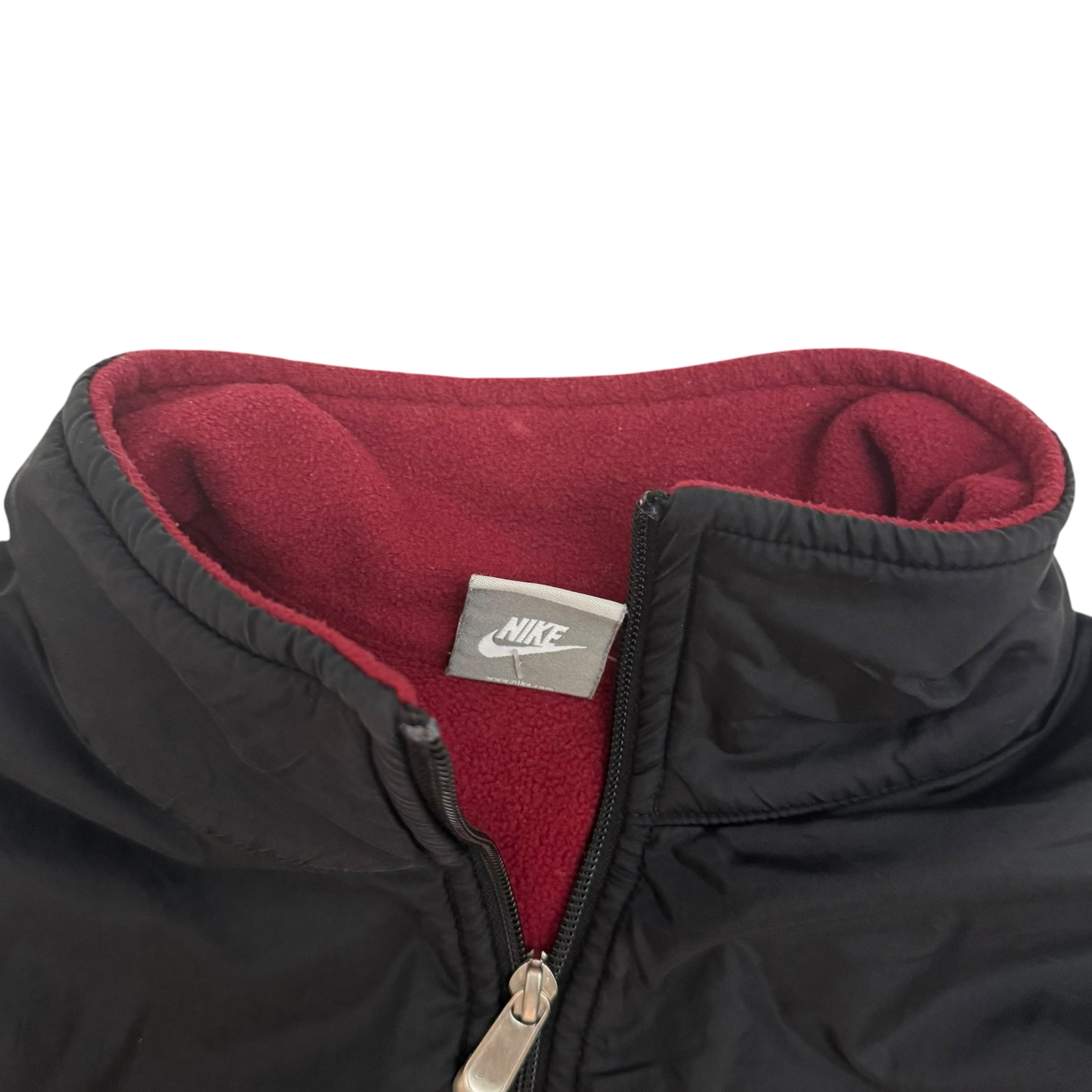 Vintage Nike Tech Fleece Red/Black (Size L) thumbnail 4