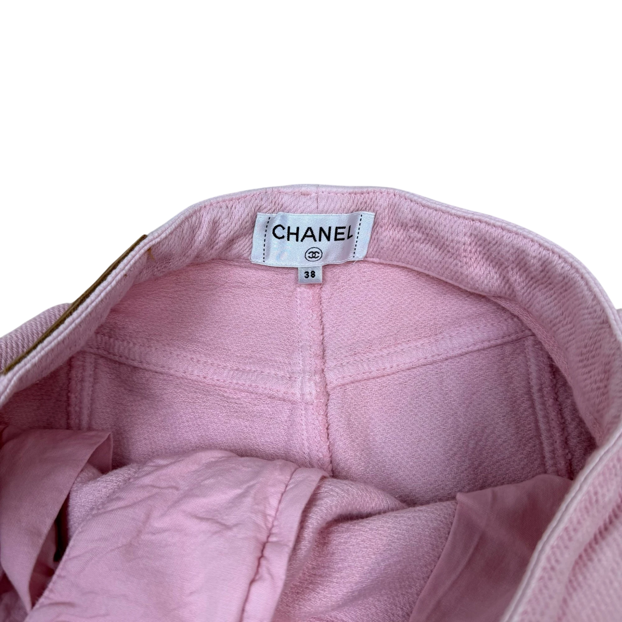 Chanel SS19 ‘By the Sea’ Wide Leg Belted Pants Pink (Size 38) thumbnail 7