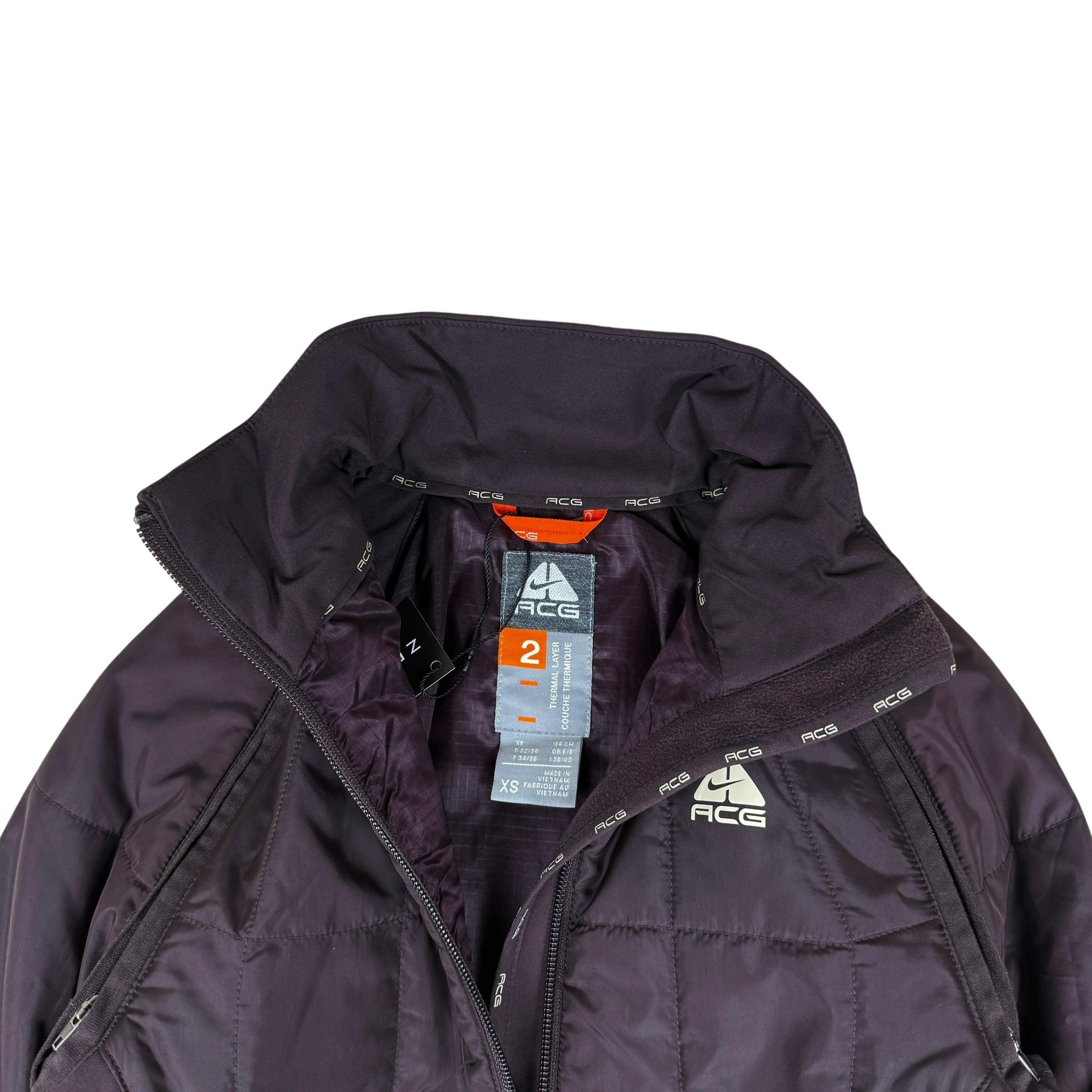 Nike ACG 00s 2-in-1 Insulated Softshell Jacket Burgundy (Womens XS) thumbnail 3