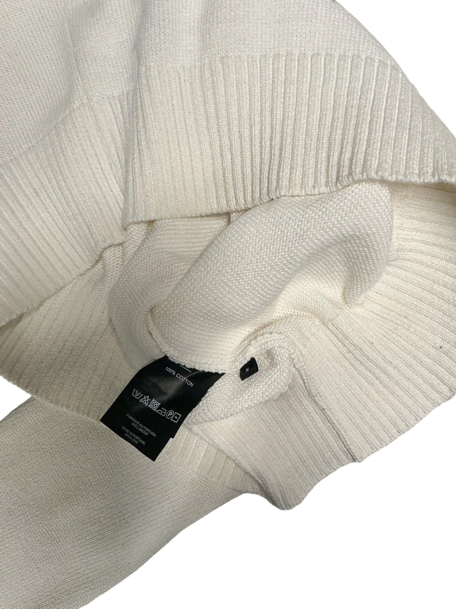 Ami Alexandre Mattiussi Logo Knit Sweater White (Size M) thumbnail 3