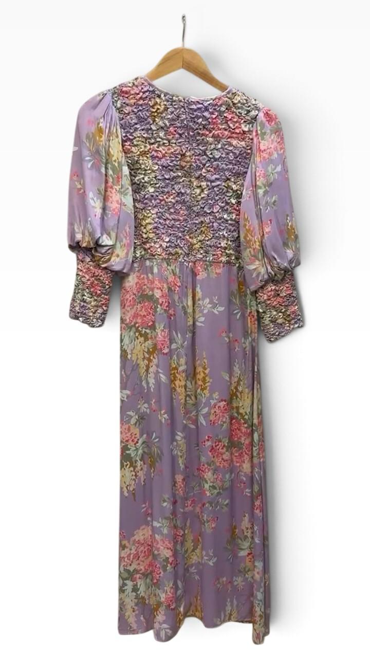 byTiMo Lilac Floral Dress S thumbnail 10