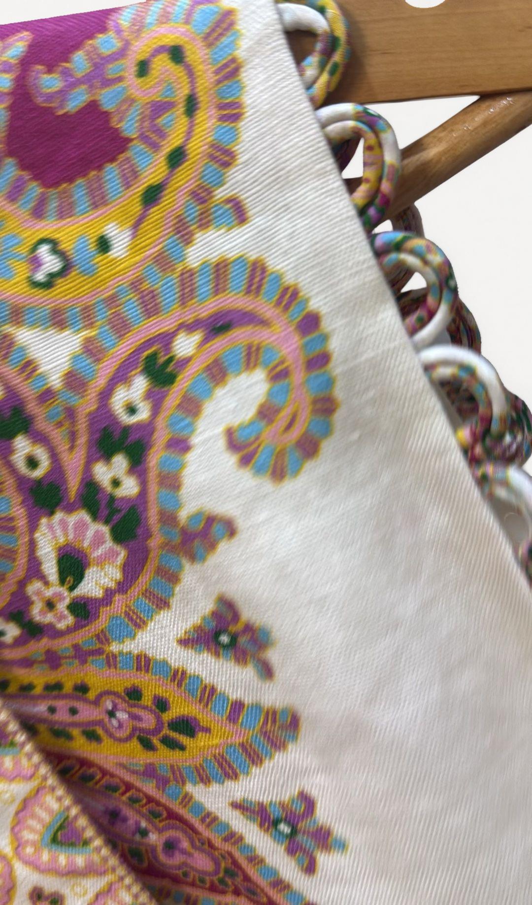 Zimmermann Pink White Paisley Dress 3 thumbnail 2