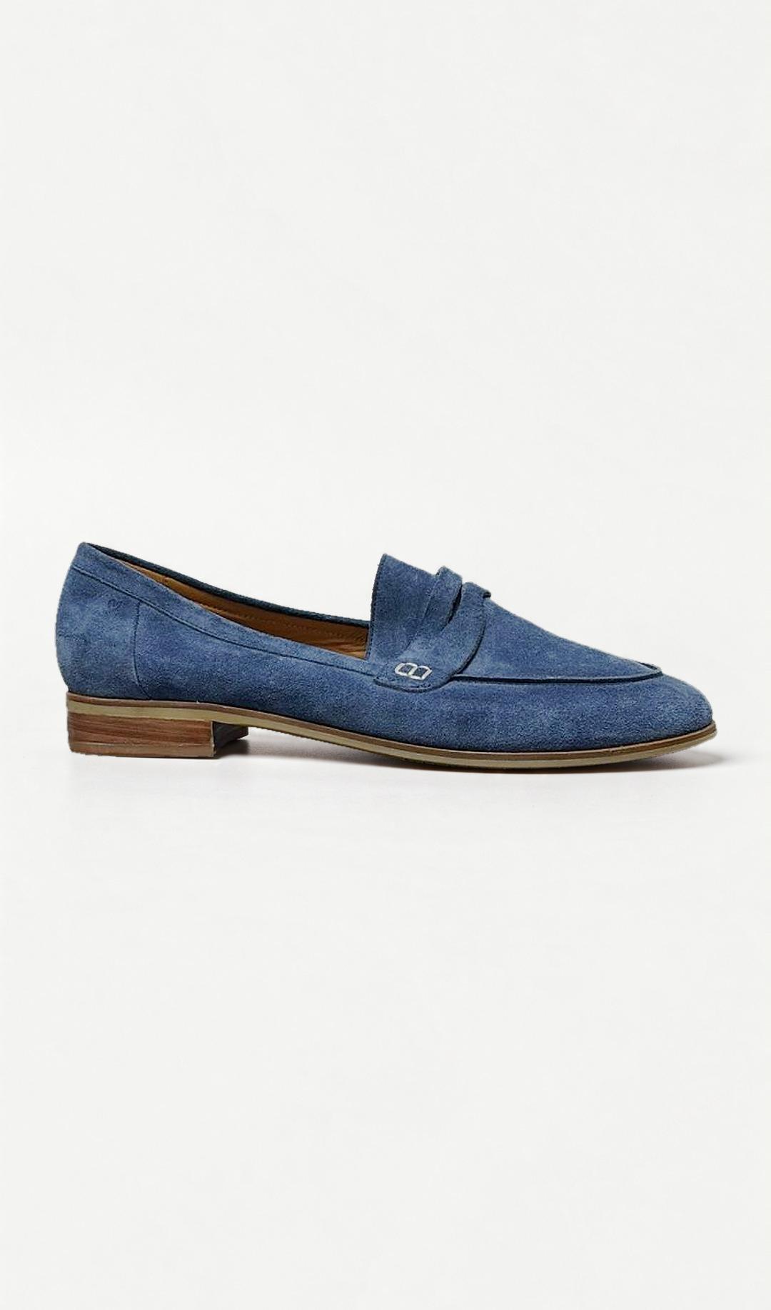 Everybody Blue Suede Loafers 42 thumbnail 4