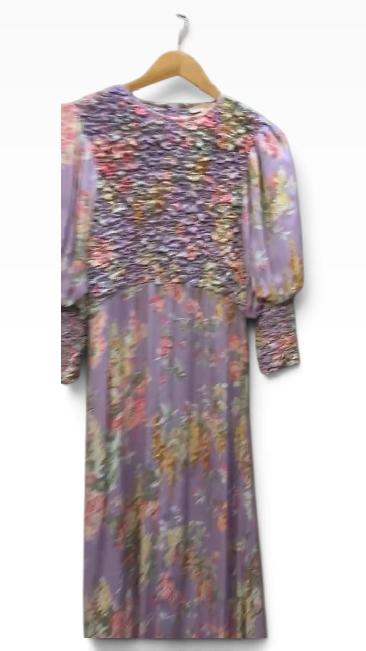 byTiMo Lilac Floral Dress S thumbnail 8