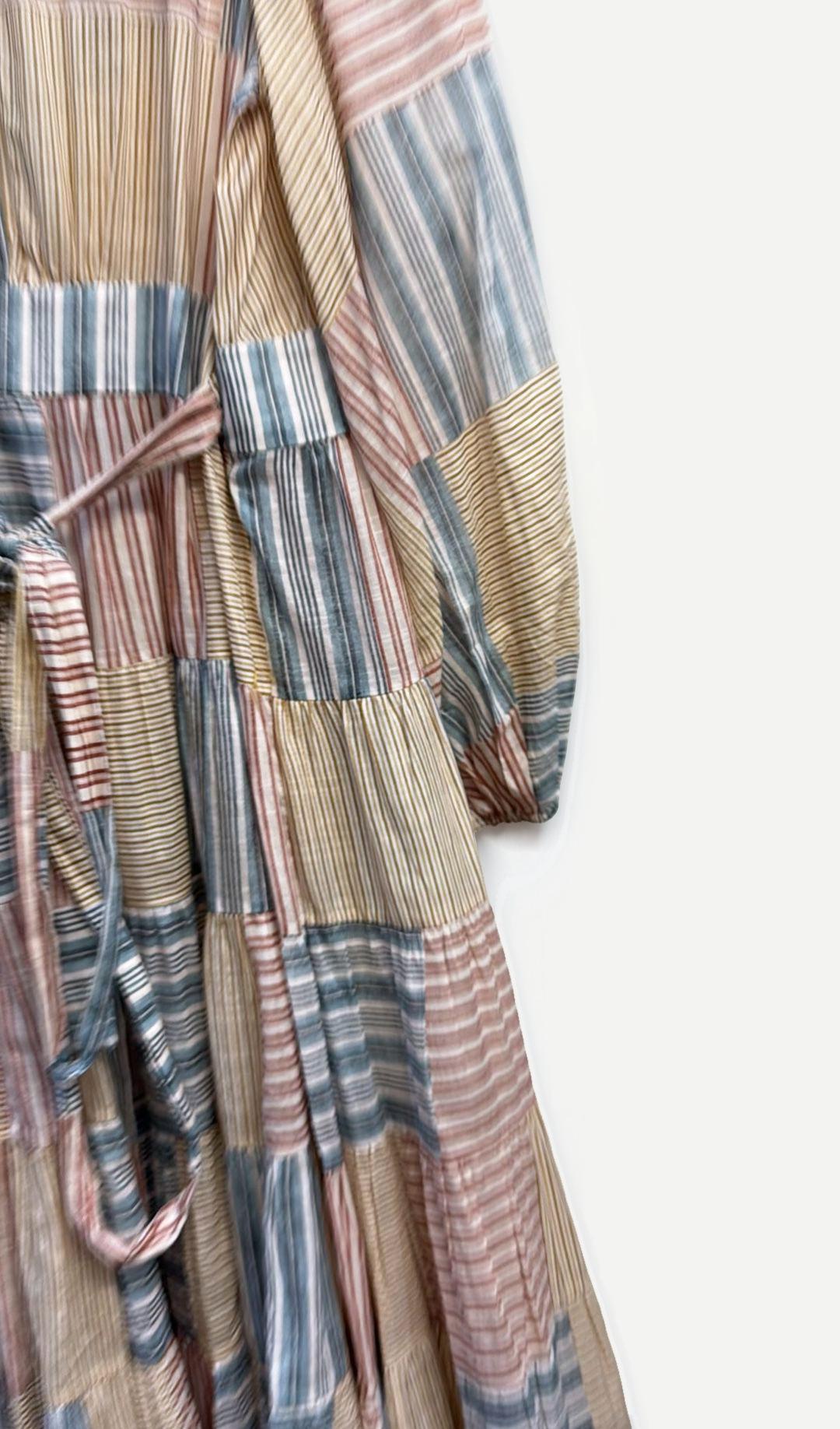 Zimmermann Multicolor Stripe Wrap Dress 3 thumbnail 3