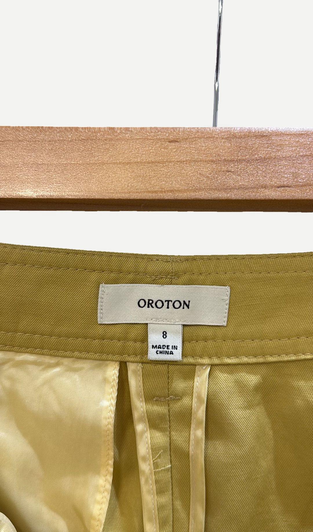Oroton Green Pants 8 thumbnail 3