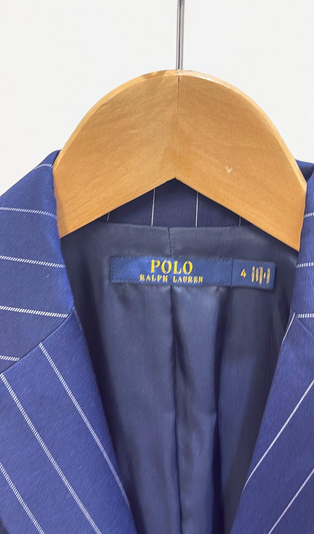 Polo Ralph Lauren Blue Pinstripe Blazer 4 thumbnail 2