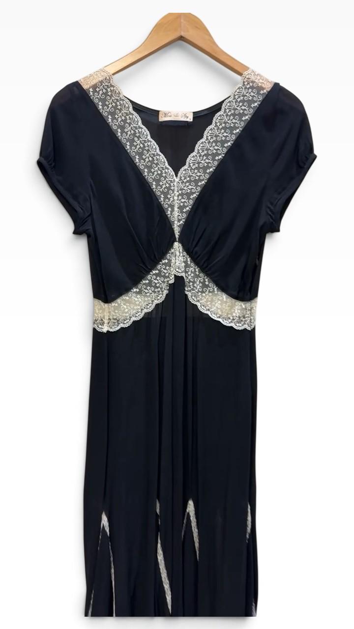 Moss & Spy Black Lace Dress 12 thumbnail 6