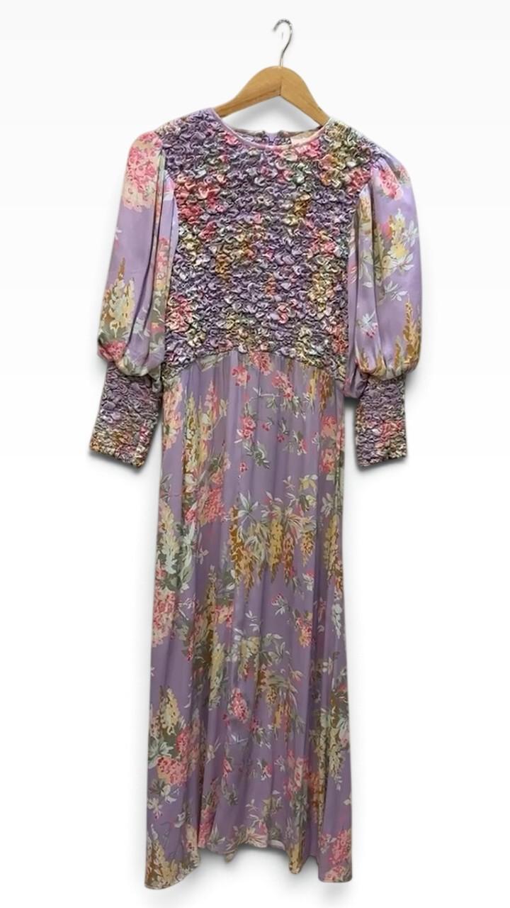 byTiMo Lilac Floral Dress S thumbnail 2