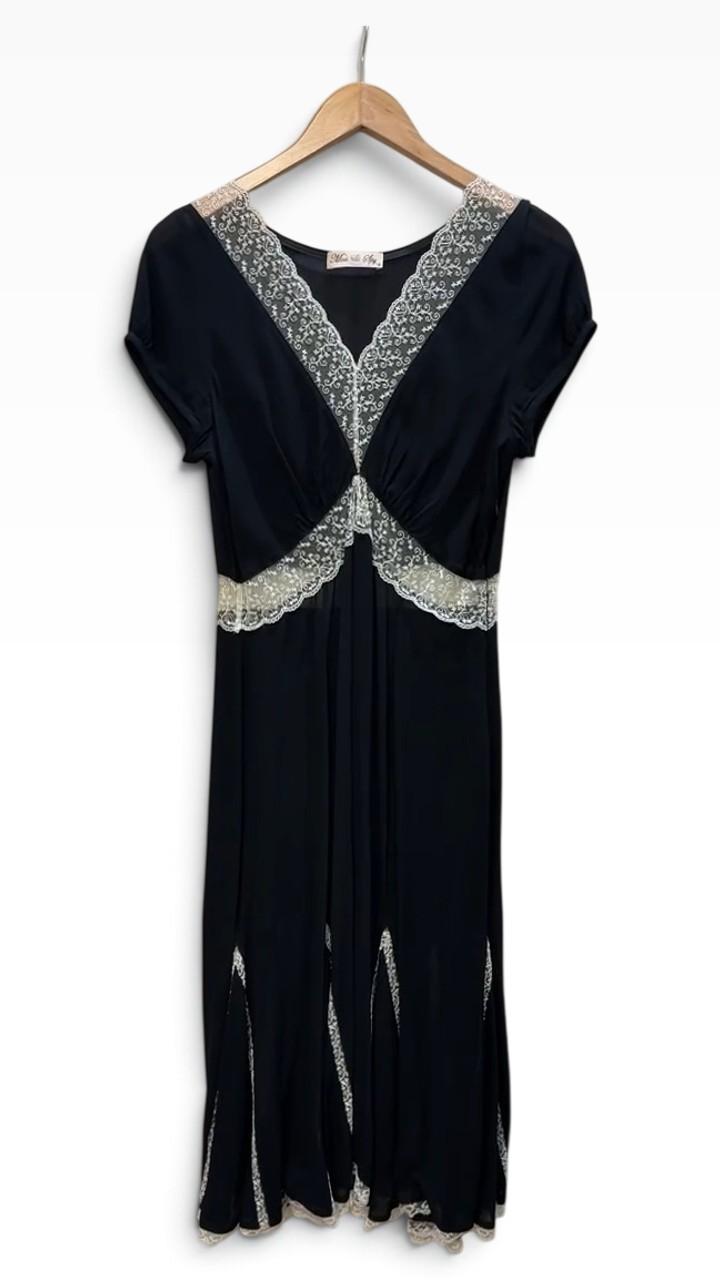 Moss & Spy Black Lace Dress 12 thumbnail 2