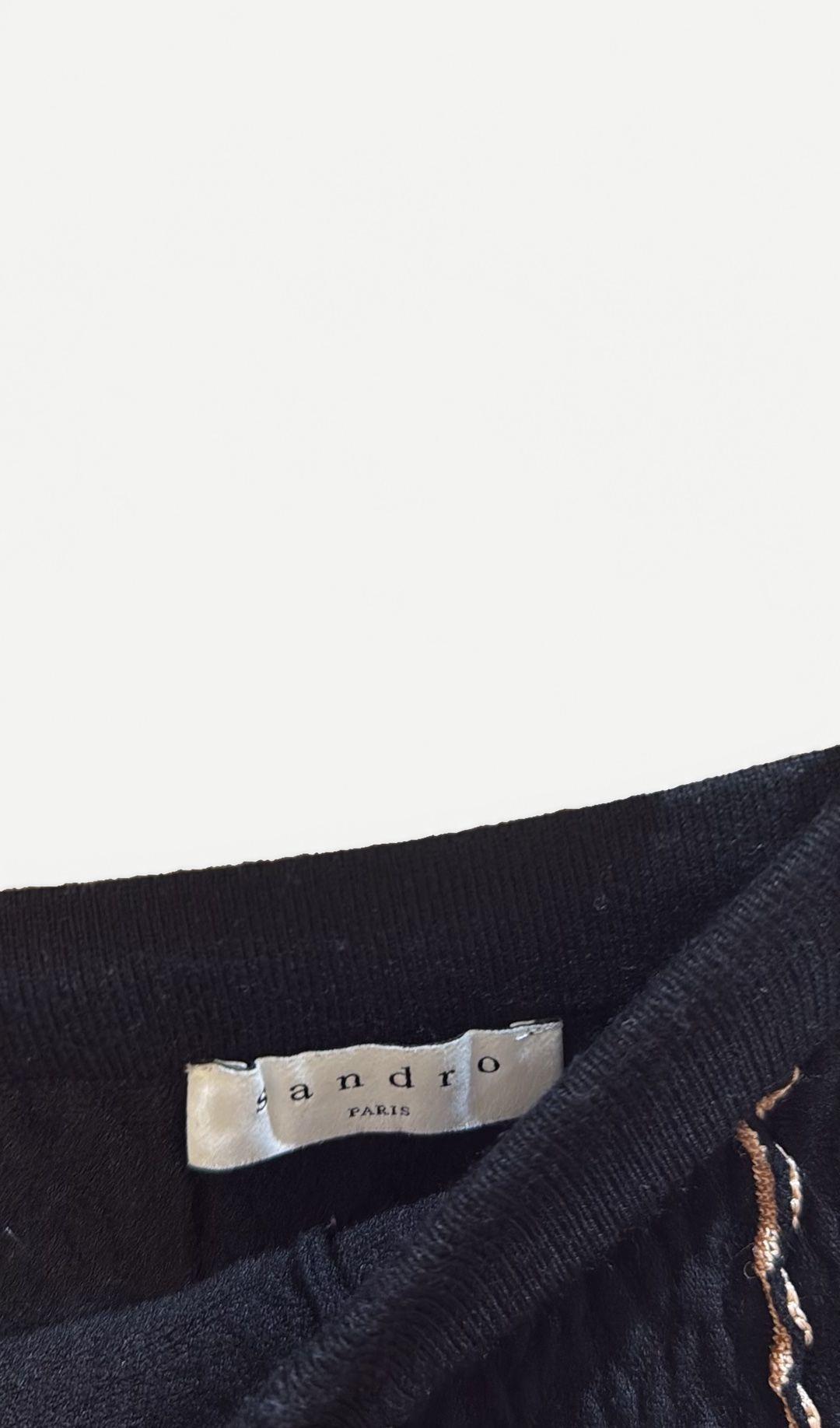 Sandro Black Mini Skirt 1 thumbnail 3