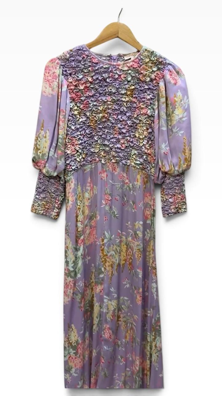 byTiMo Lilac Floral Dress S thumbnail 7