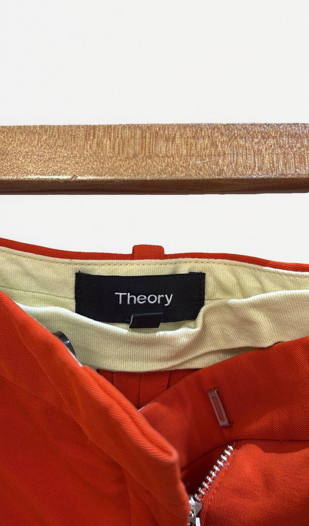 Theory Orange Pants 4 thumbnail 3