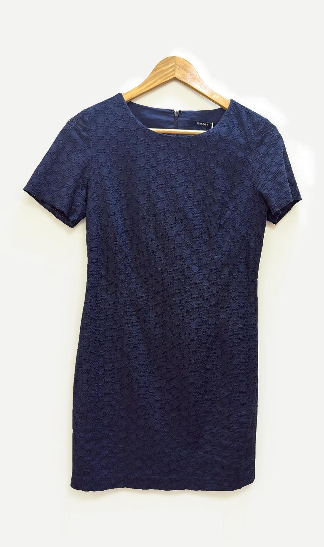 Gant Navy Blue Short Sleeve Dress US 6
