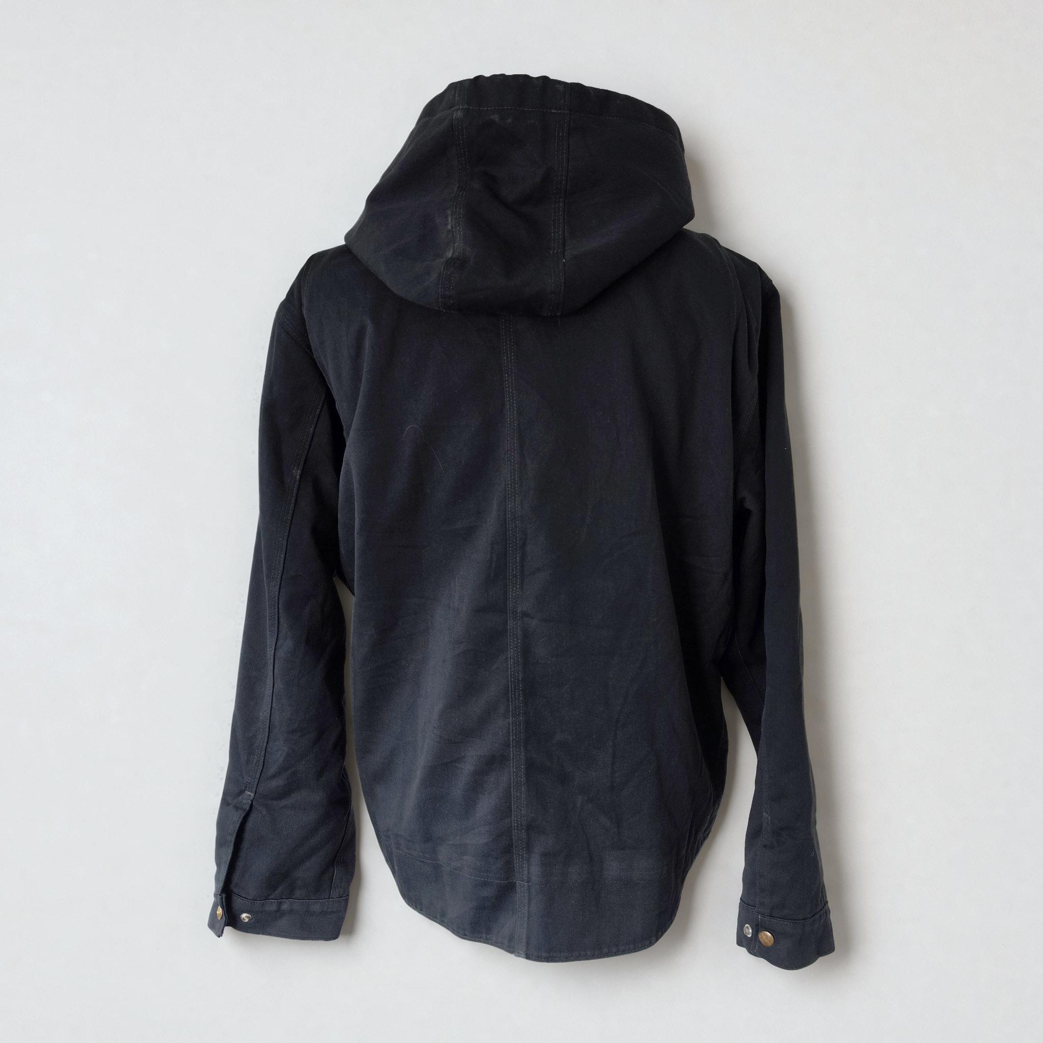 Carhartt Black Hooded Work Jacket (Size L) thumbnail 2